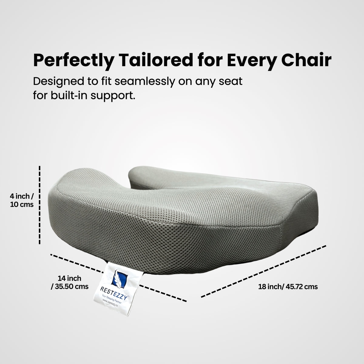 Ergonomic Sitting Comfort Combo – Back & Seat Cushion Set