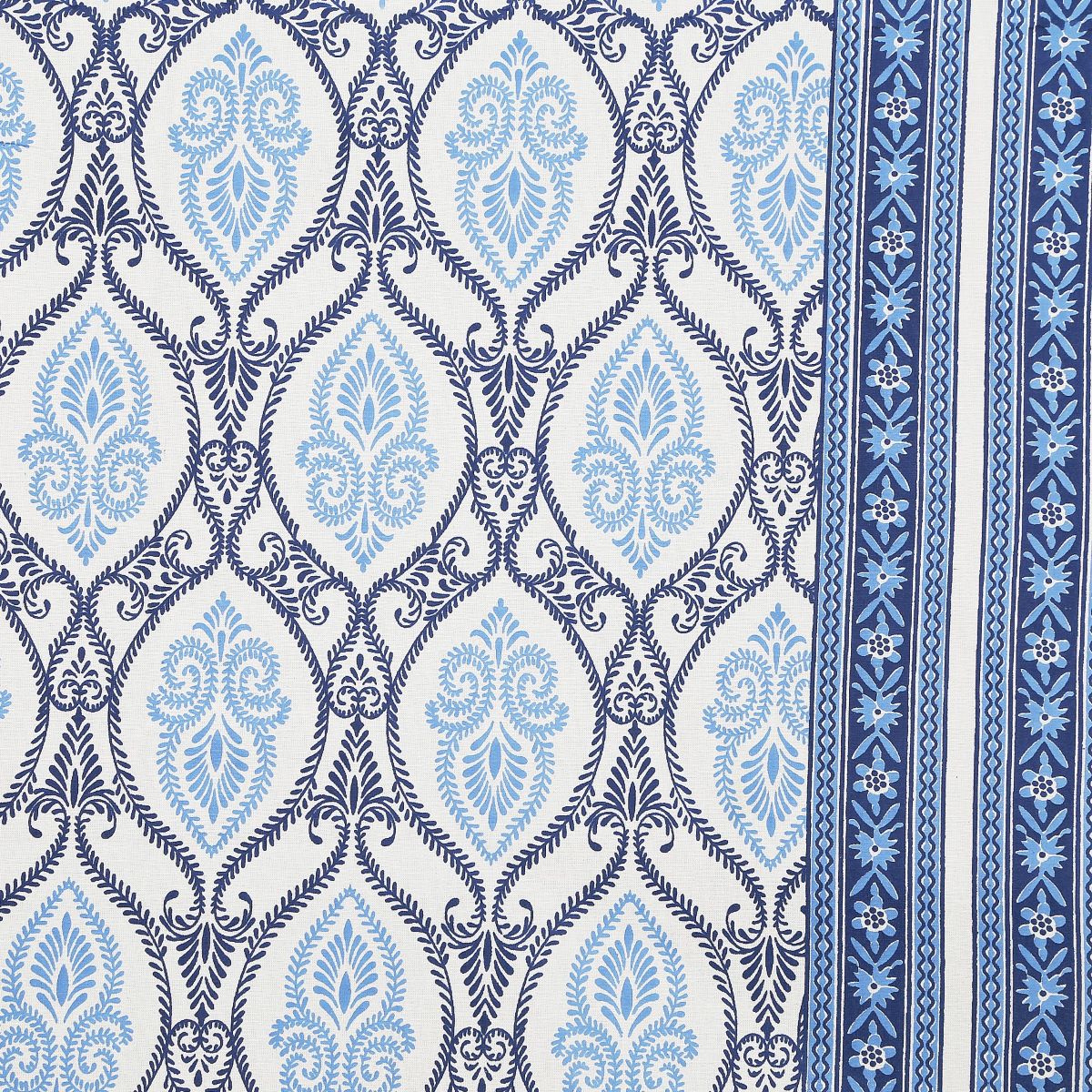 FORTUNE Ethnic Print Double Bedsheet – 100% Pure Cotton