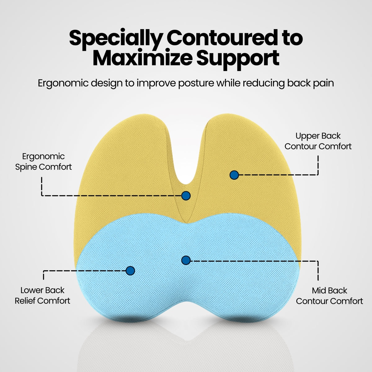RestEzzy Ergo Back Cushion