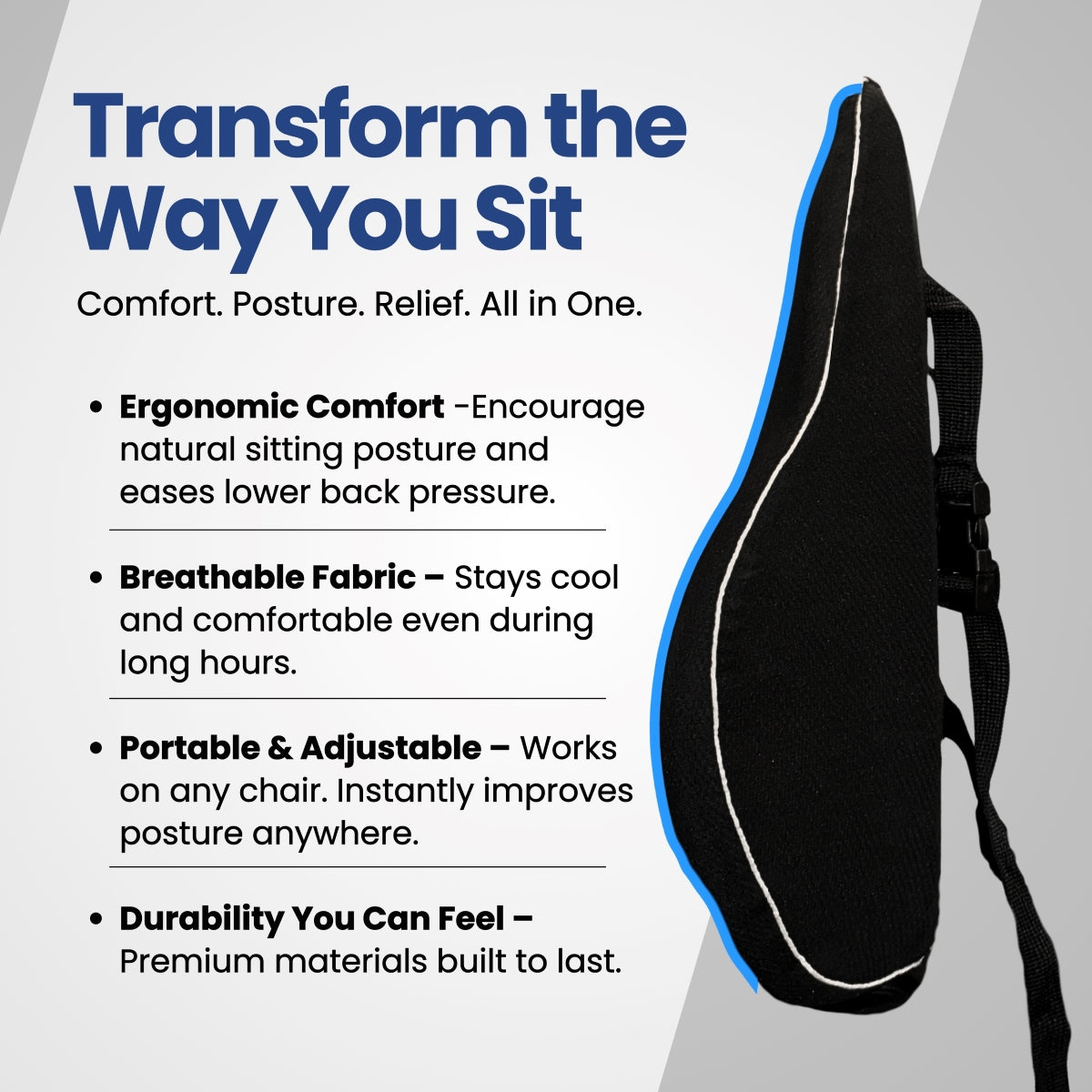 RestEzzy Premium Back Rest