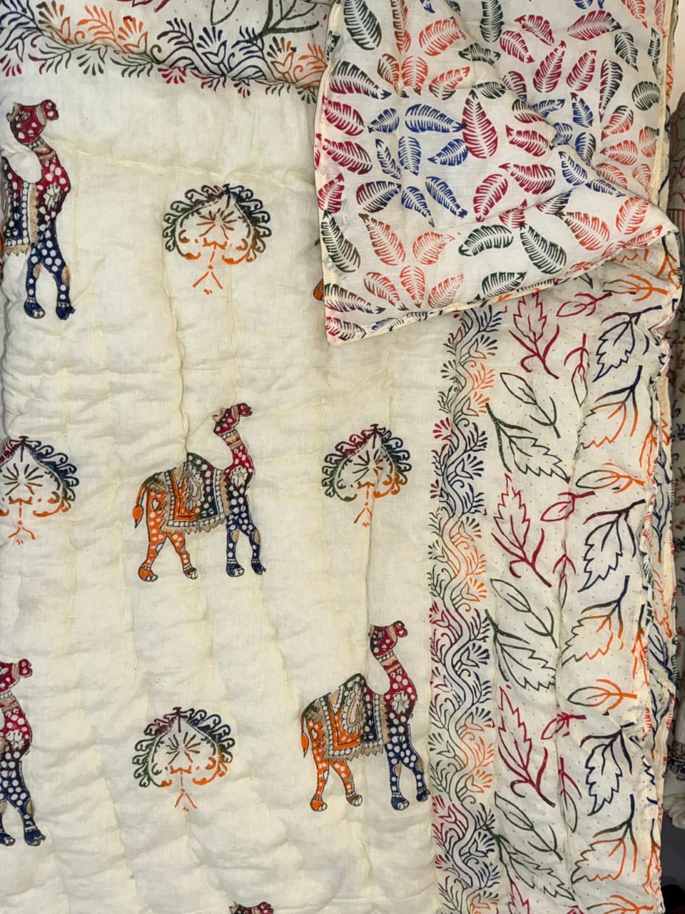 Camel Motif Jaipuri Razai