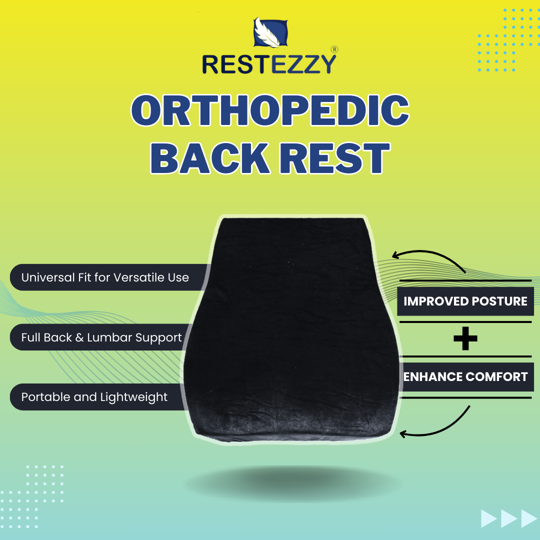 RestEzzy Orthopedic Back Rest