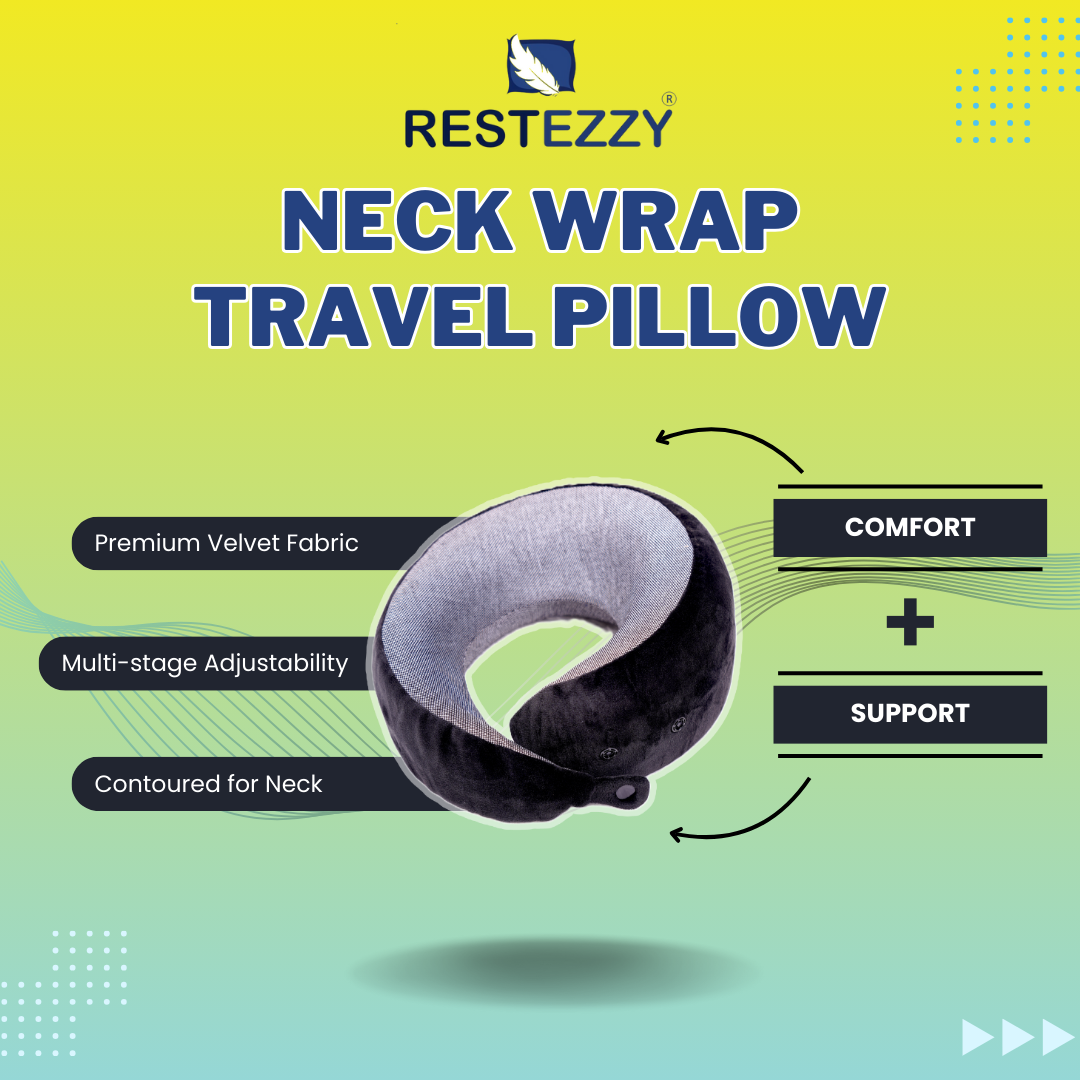 RestEzzy Neck Wrap Travel Pillow