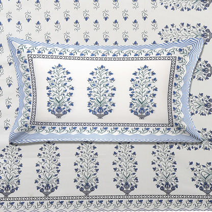 FORTUNE Elegance Print Double Bedsheet – 100% Pure Cotton