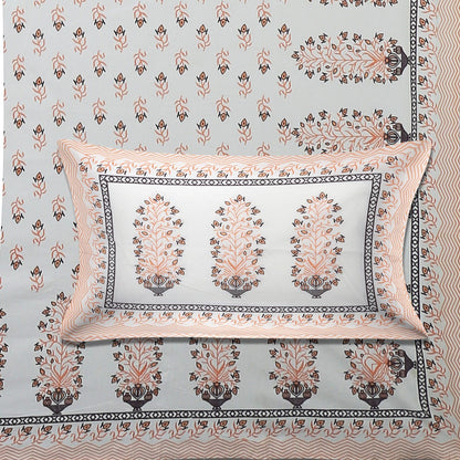 FORTUNE Elegance Print Double Bedsheet – 100% Pure Cotton