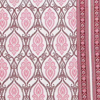 FORTUNE Ethnic Print Double Bedsheet – 100% Pure Cotton