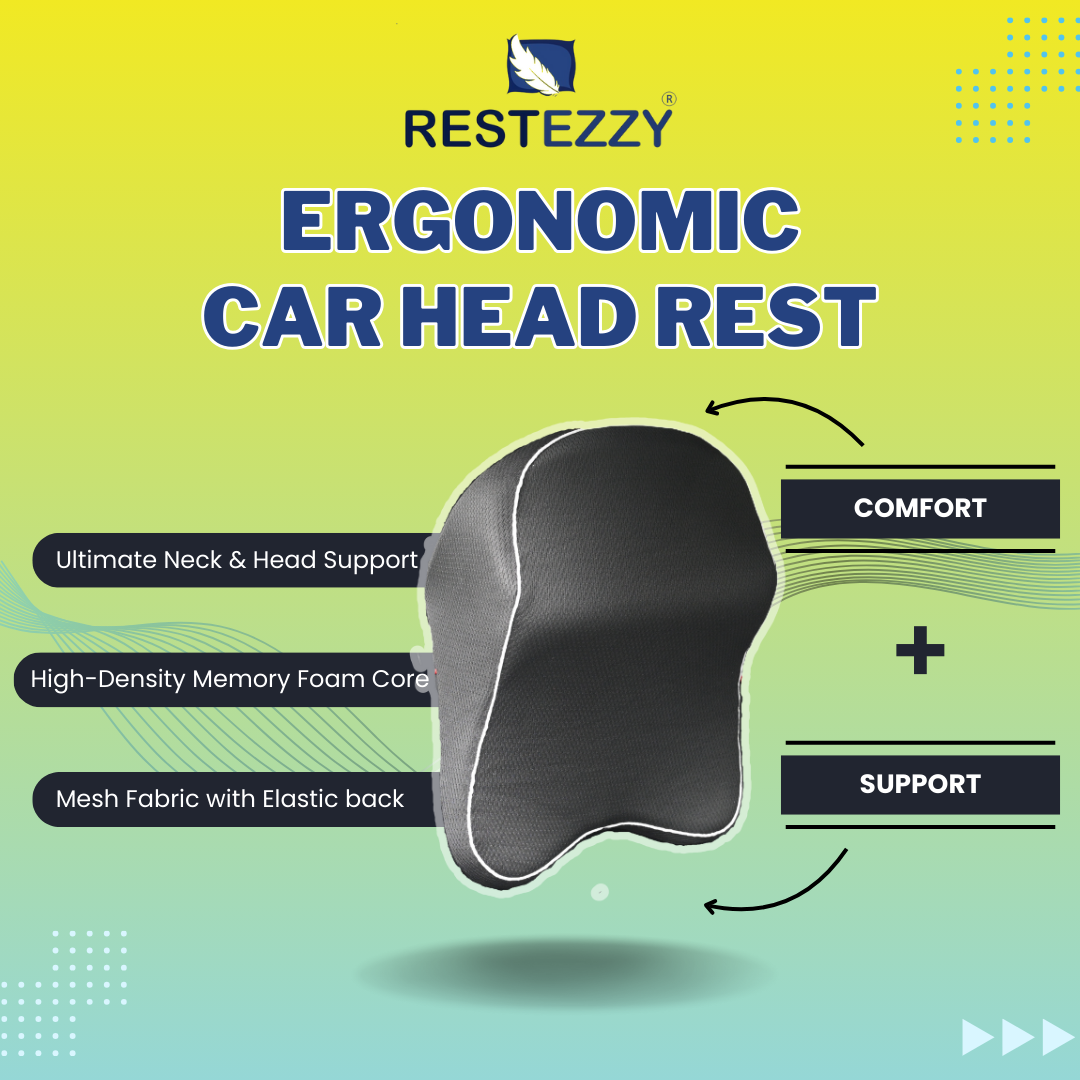 RestEzzy Ergo Car Head Rest