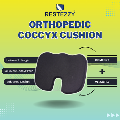 RestEzzy Orthopedic Coccyx Cushion